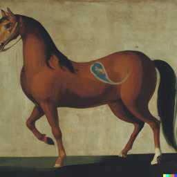 a horse, painting from the 16th century generated by DALL·E 2